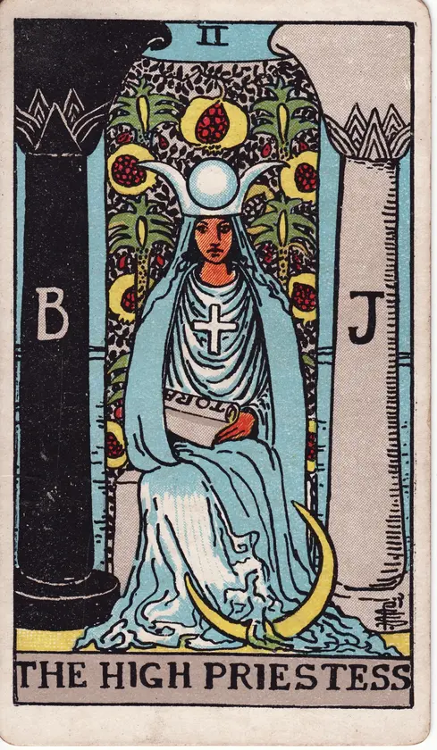 La Sacerdotisa · Rider–Waite–Smith